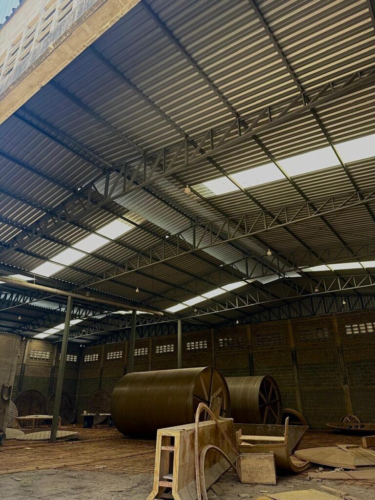 Construção de galpão metálico de grande porte em Belo Horizonte